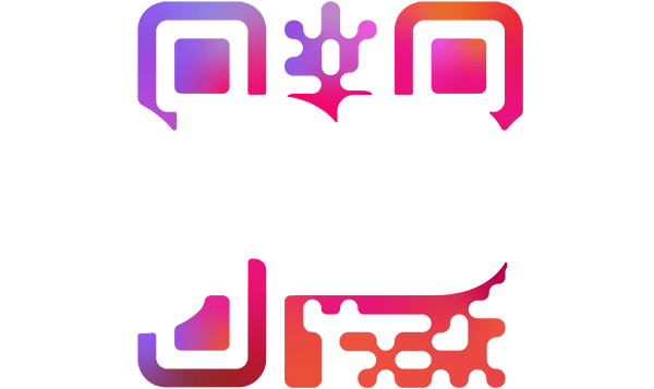 QR code with digital business card icon for networking.